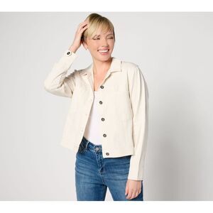 Side Stitch Women's Jacket Sz S Long-Sleeve Seamed Brown A640080